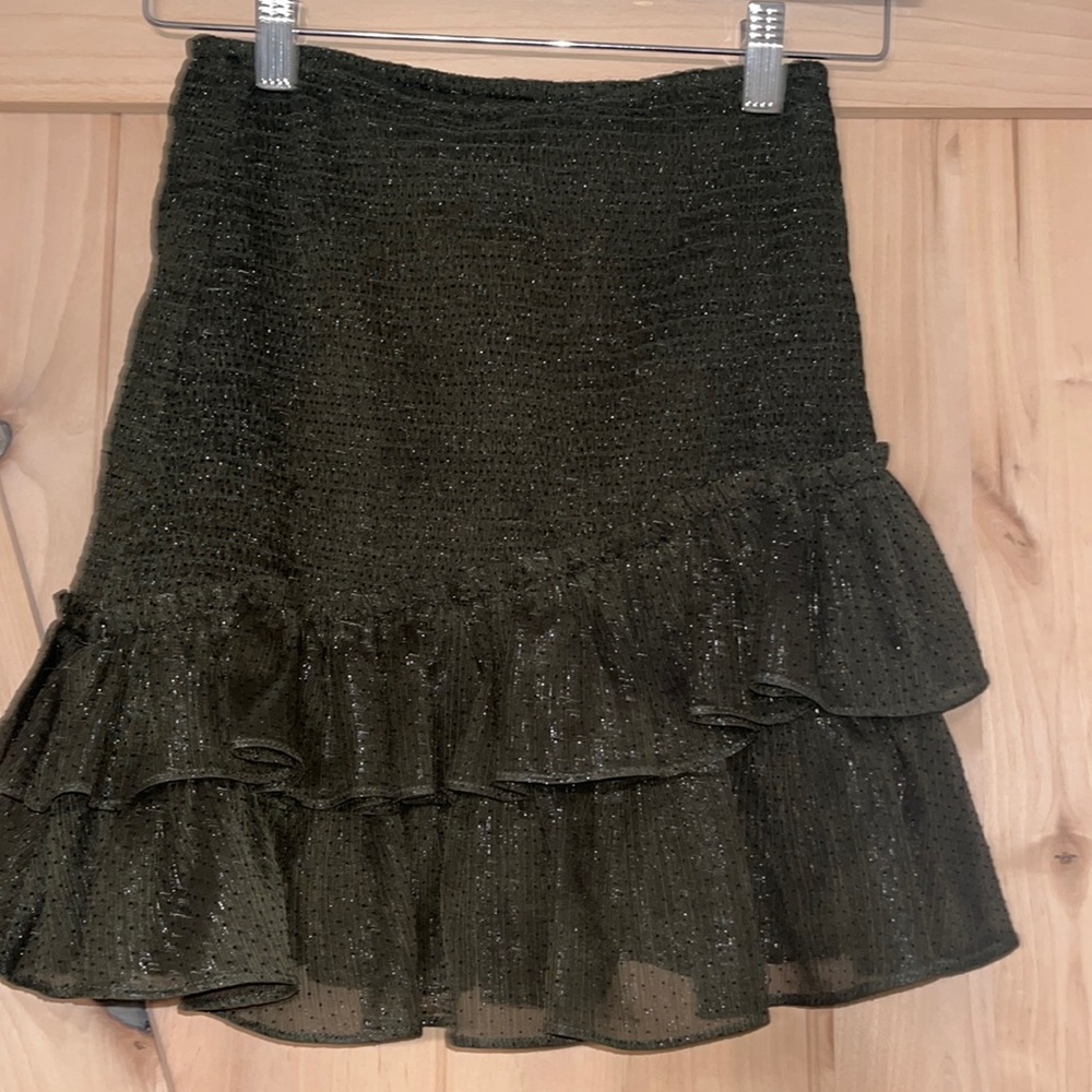 green skirt